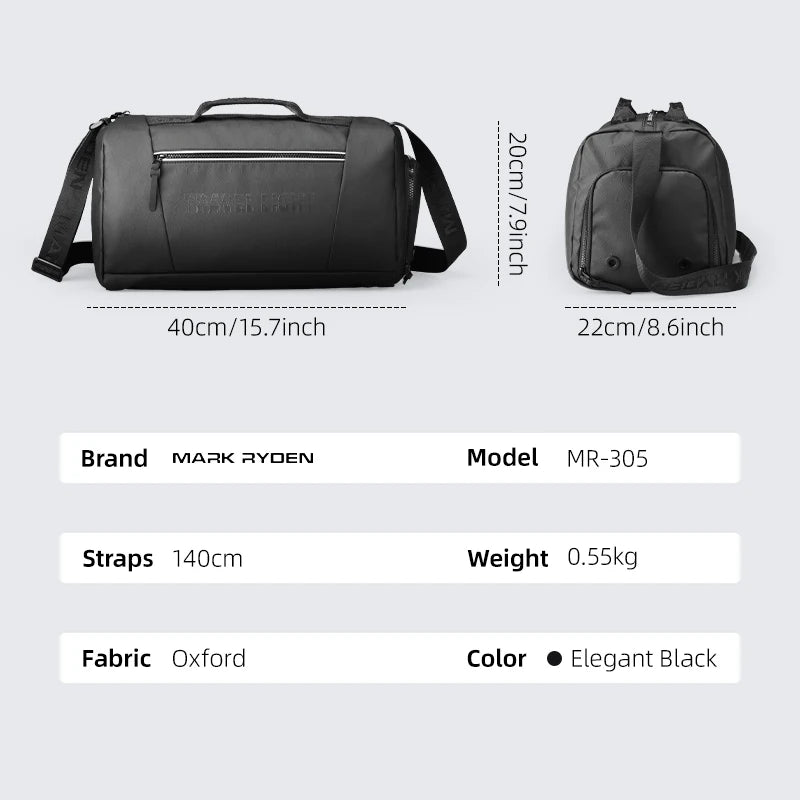 sac de sport multifonctions dimensions