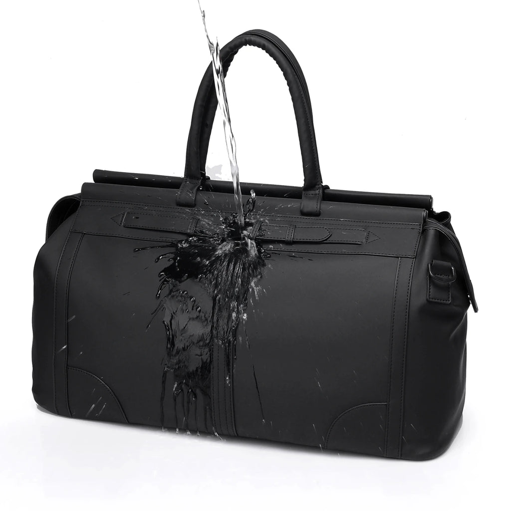 sac de voyage hydrophobe noir éclaboussé