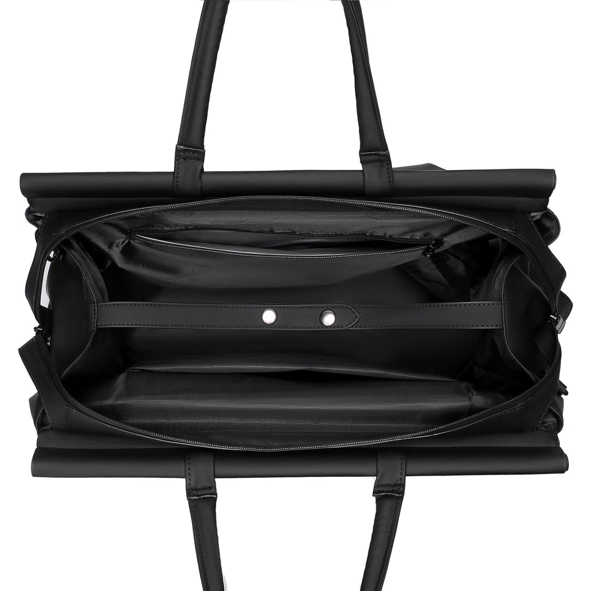 sac de voyage hydrophobe noir vue intérieur