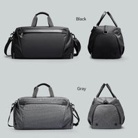 2 coloris sac de voyage multifonctions noir et gris 