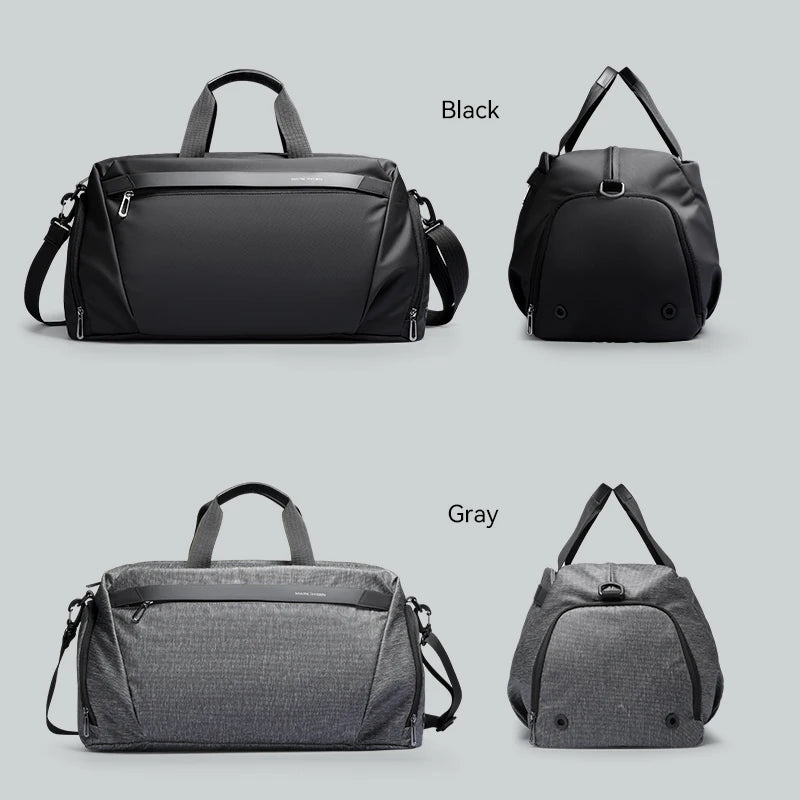 2 coloris sac de voyage multifonctions noir et gris 